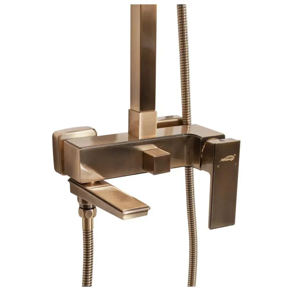 Душевая система Hansberge H5070BR, бронза