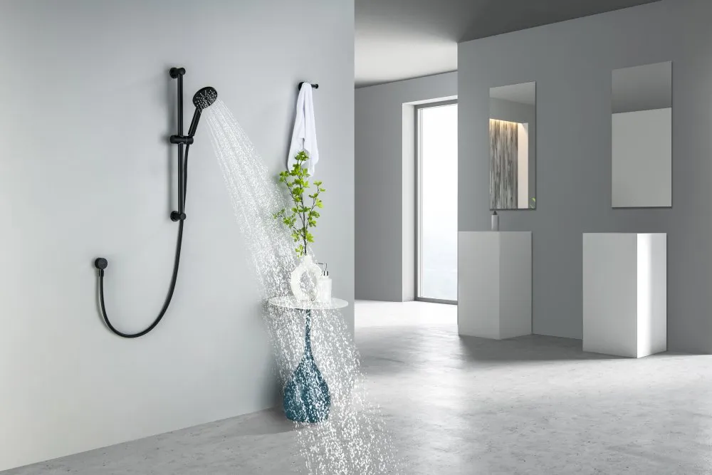 Душевой гарнитур AQUATEK ОБЕРОН, 3jet 65 см, матовый черный AQ2016MB