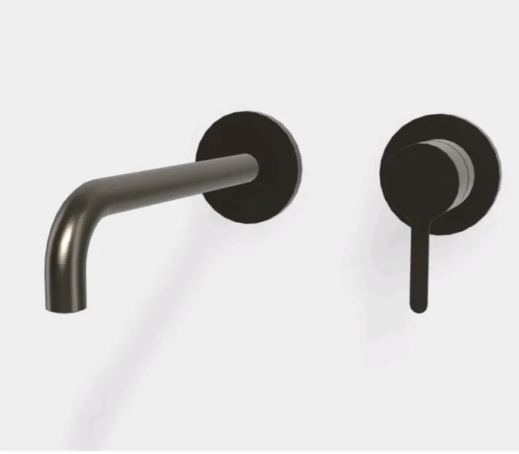 Смеситель для раковины Fima Carlo Frattini Snap, хром черный брашированный (F3121WLX9CS)