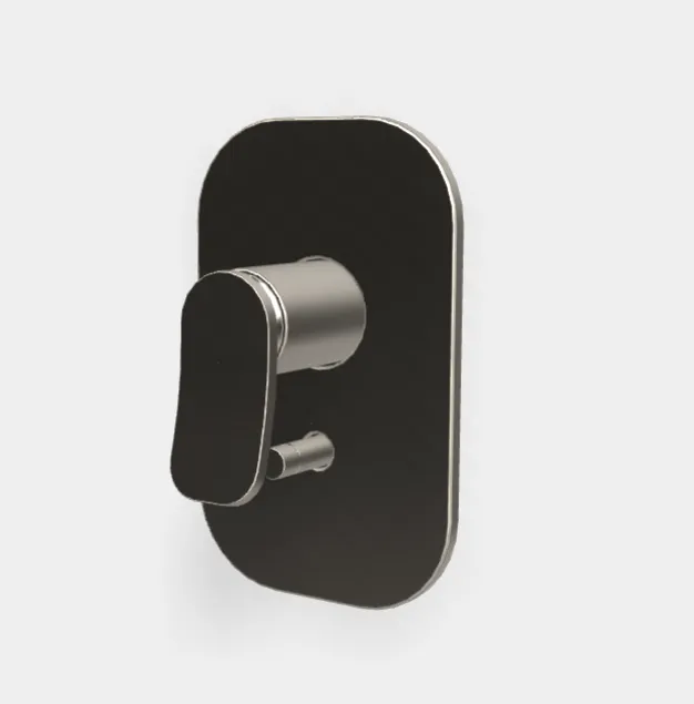 Смеситель для душа Fima Carlo Frattini Flo', с переключателем, брашированный никель (F3809X2SN)