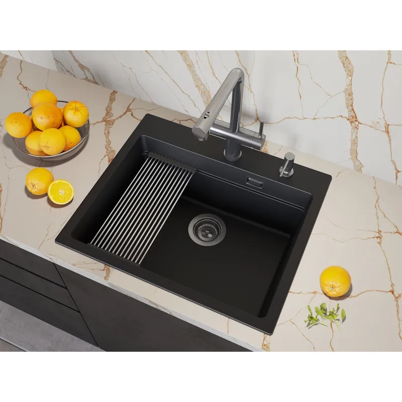 Кухонная мойка Grandex Aqua Comfort 500504, черный