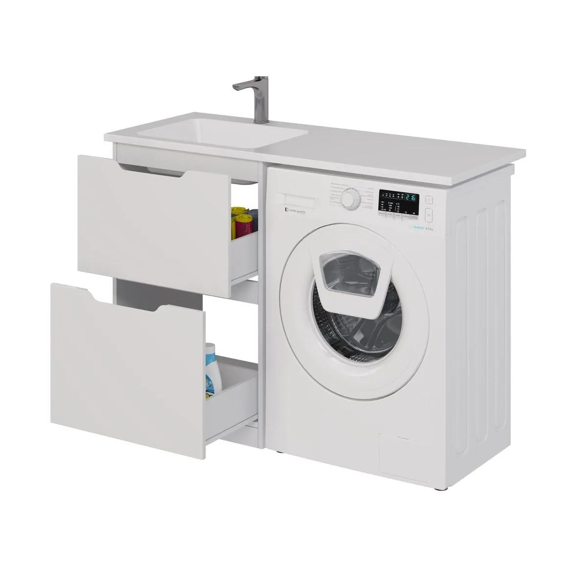 Тумба под раковину напольная Dreja Bona 60 см, белый