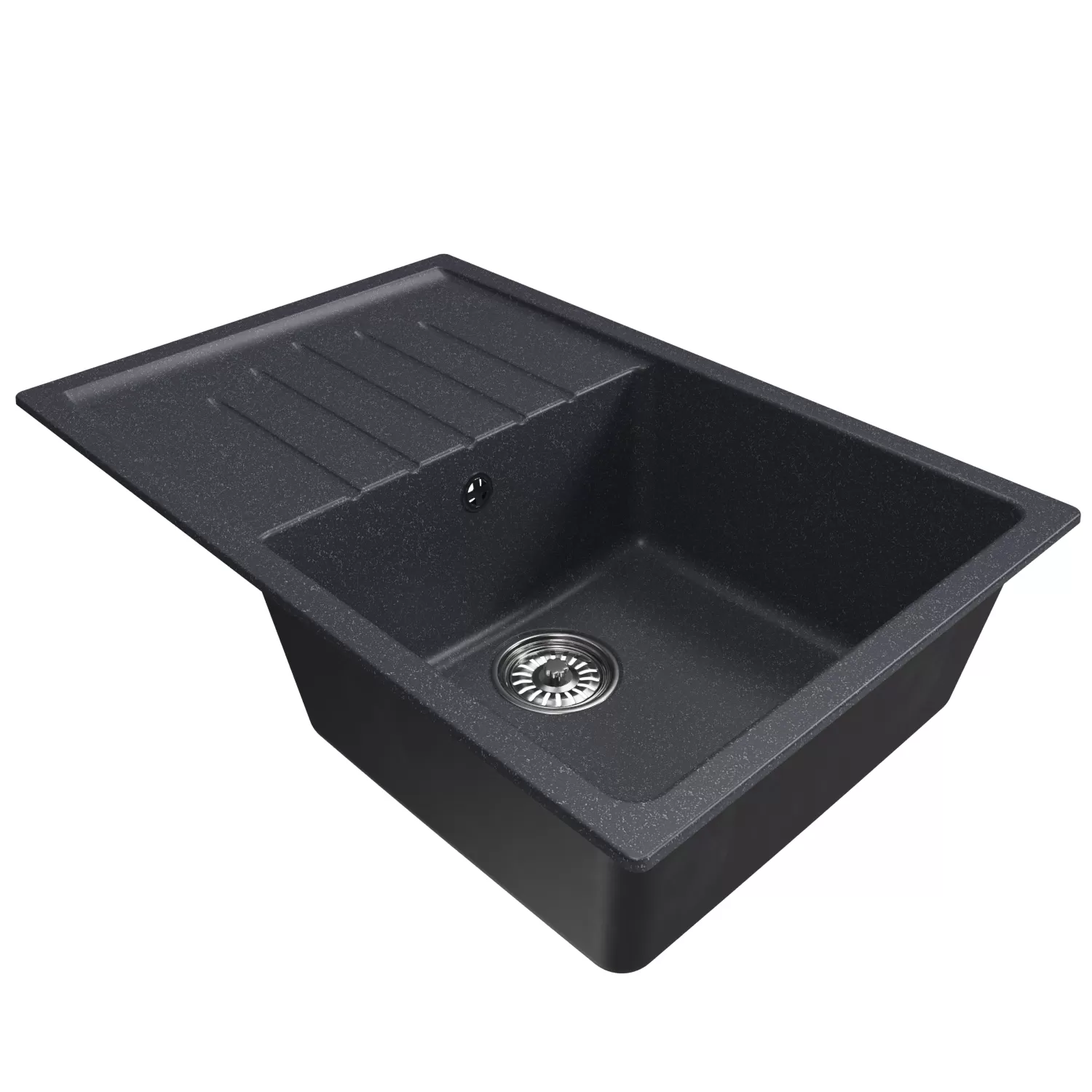 Мойка MIXLINE ML-GM19 с крылом  антрацит  (343) 750*500*200мм NEW (551989)