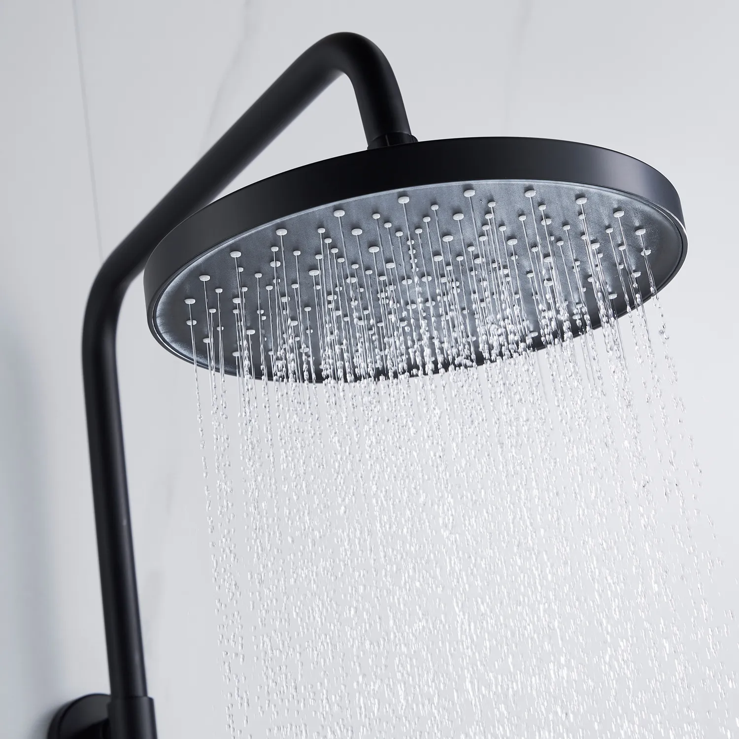 Душевая система Shevanik S4726H, черный