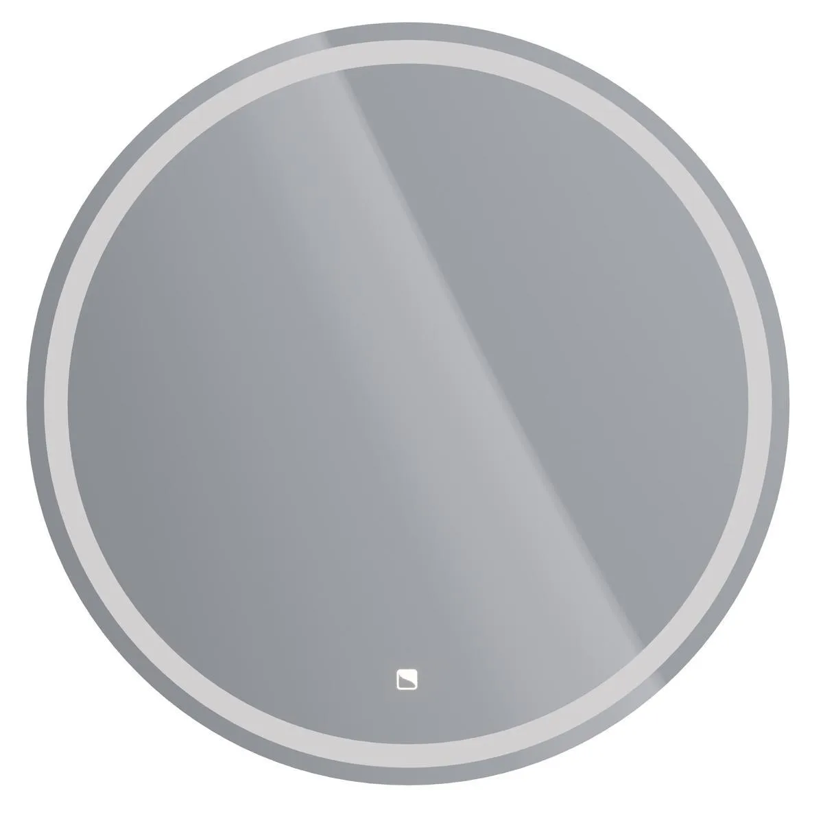 Зеркало Dreja Luno 60x60 см, белый