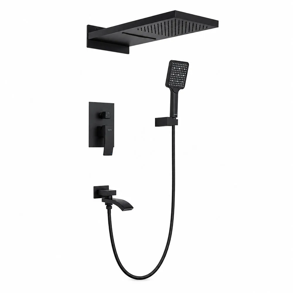 Душевая система встраиваемая GAPPO G7107-76, черный