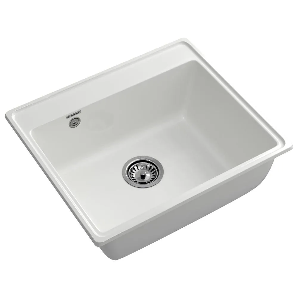 Кухонная мойка GranFest VERTEX 580, иней