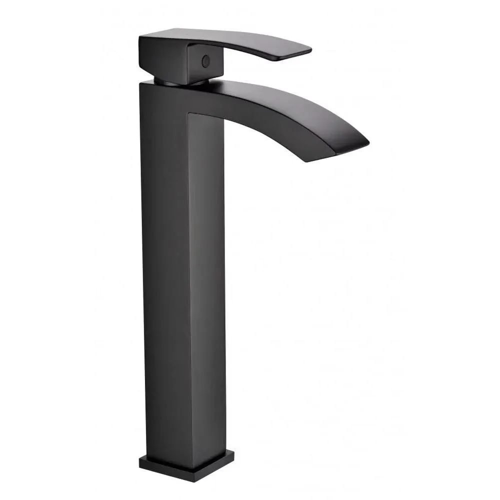 Смеситель для раковины высокий Grocenberg GB3007BL, черный