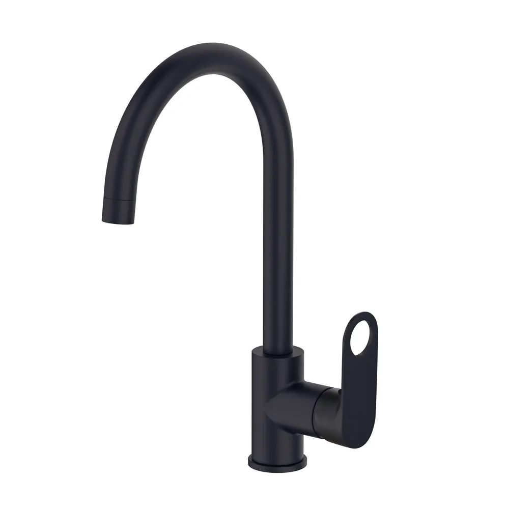 Смеситель для кухни D-Lin D155377-A, черный