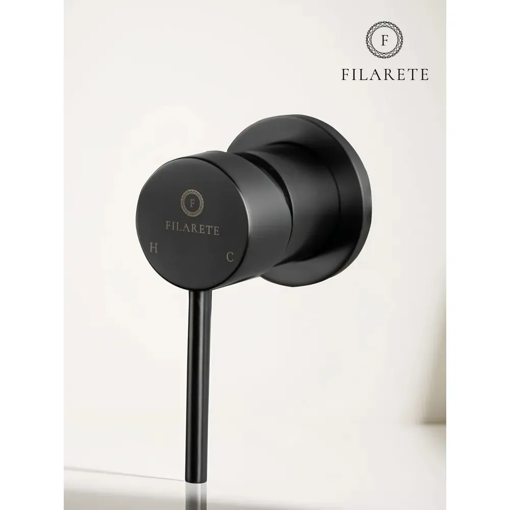 Смеситель для раковины встраиваемый FILARETE Roun FL4020BG, графит