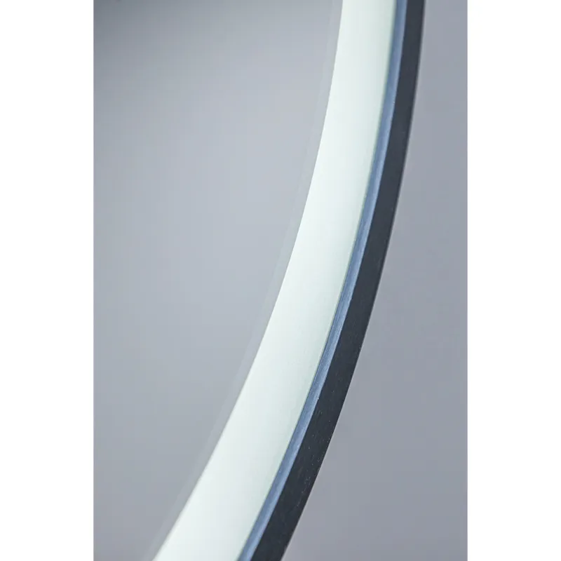 Зеркало Silver Mirrors Делуна/Deluna D600 TX (алюм. профиль, цвет черный, бесконтактный сенсор)