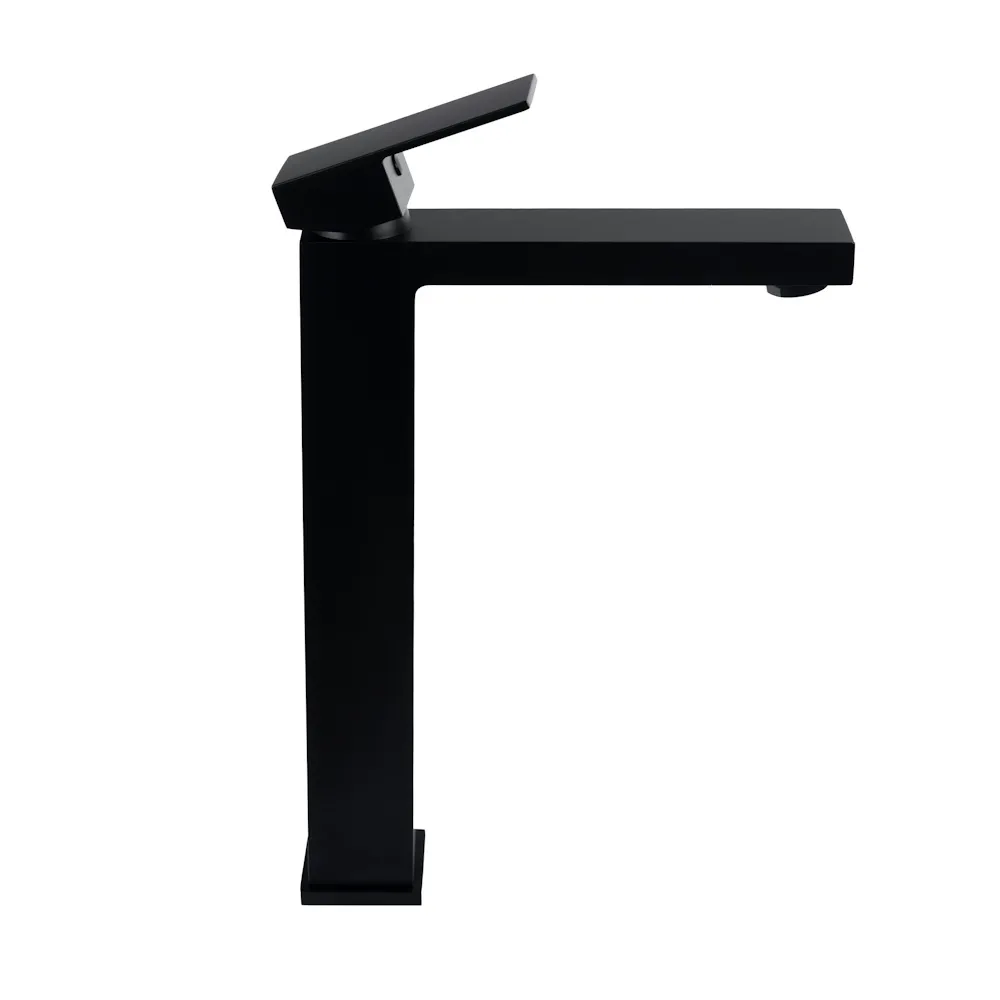 Смеситель для раковины высокий FILARETE Fing FL6040BL, черный