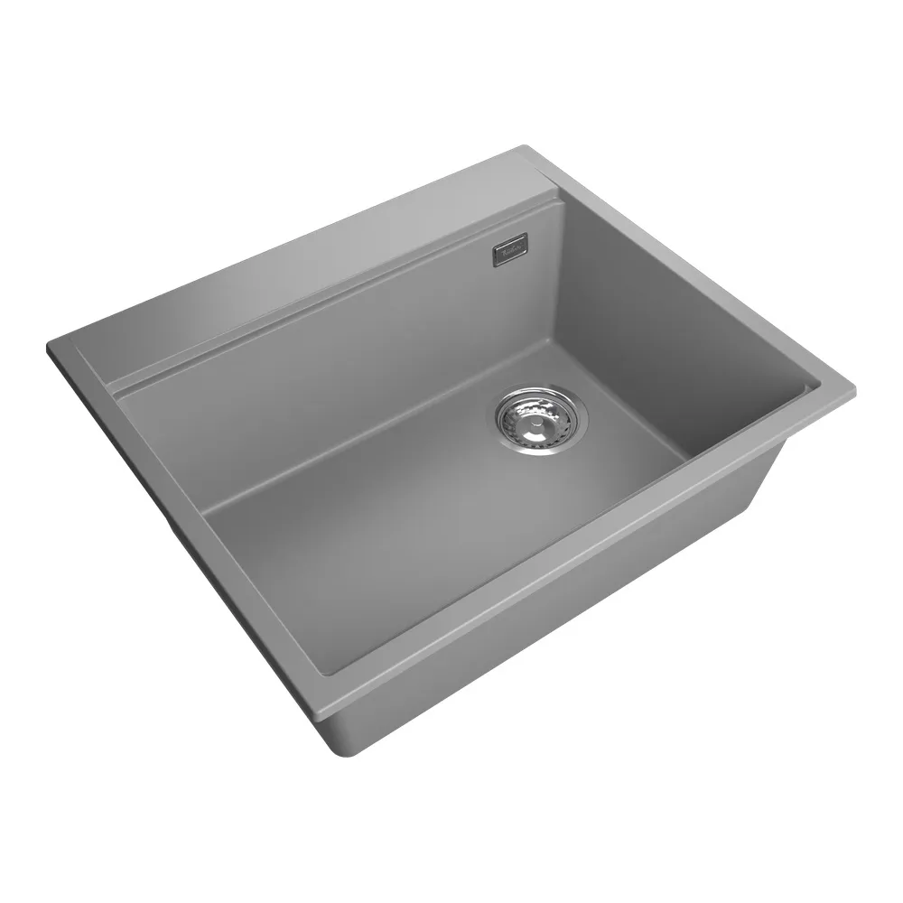 Кухонная мойка Rivelato TESORO TR-605-R, серый металлик