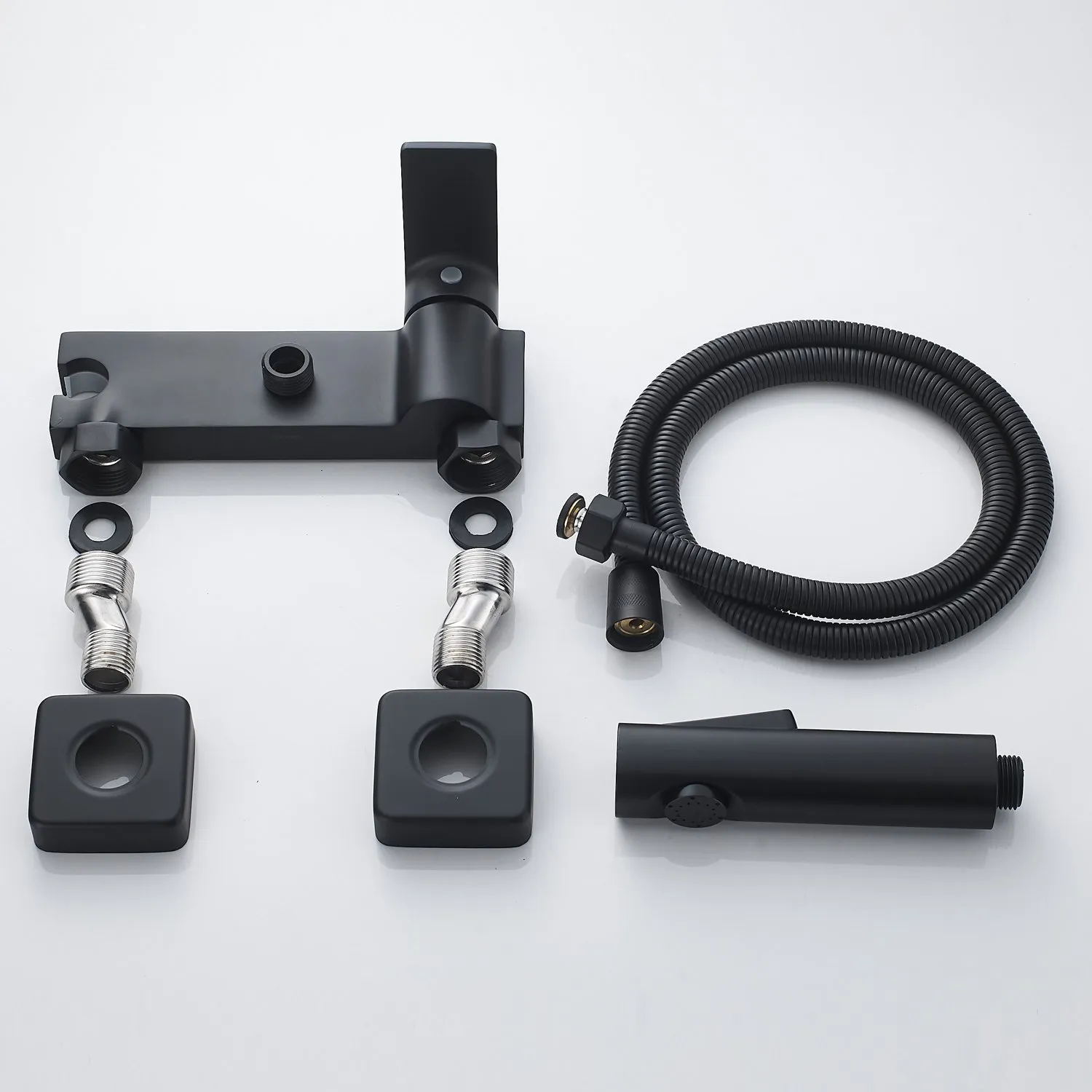 Гигиенический душ со смесителем Rose R1805H-1, черный