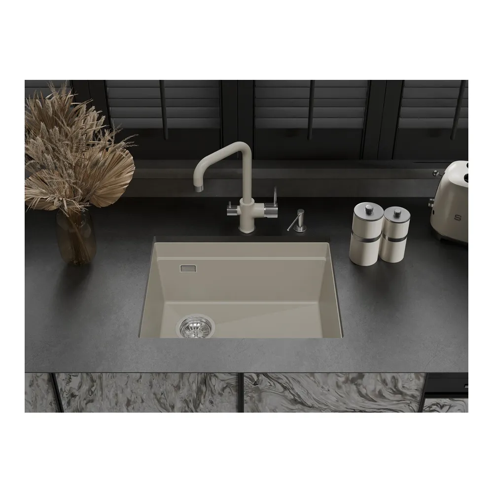 Кухонная мойка Rivelato LINO LN-554-L, топаз