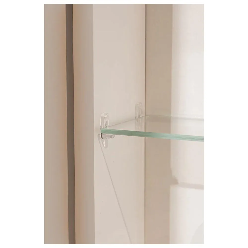 Зеркало-шкаф Silver Mirrors Фиджи 50 - 4.2 левый (часы, ТХ, сенсорный выключатель)