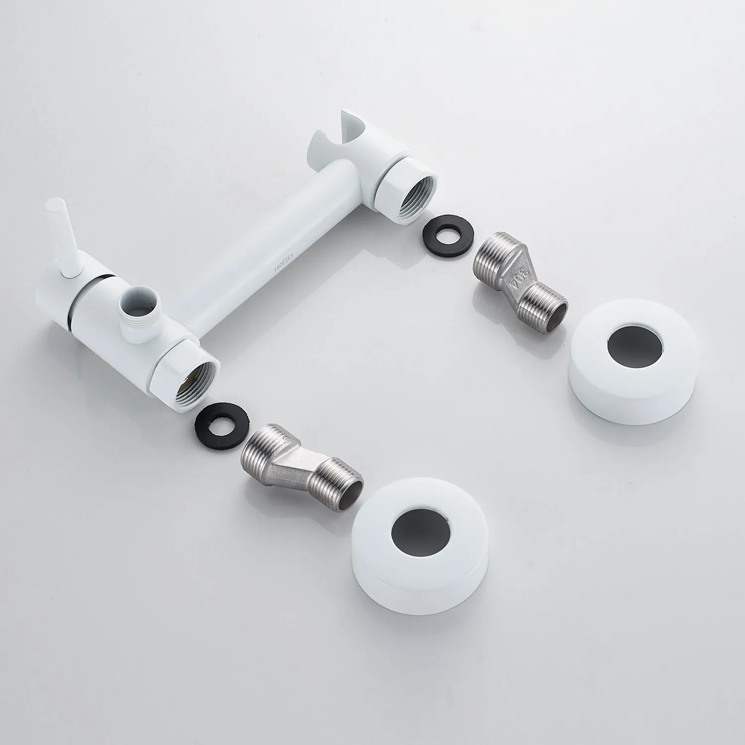 Гигиенический душ со смесителем Raffine F207C, белый