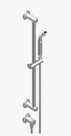 Душевой гарнитур THG Hamptons with lever handles 48, никель PVD (G4S H55 58)