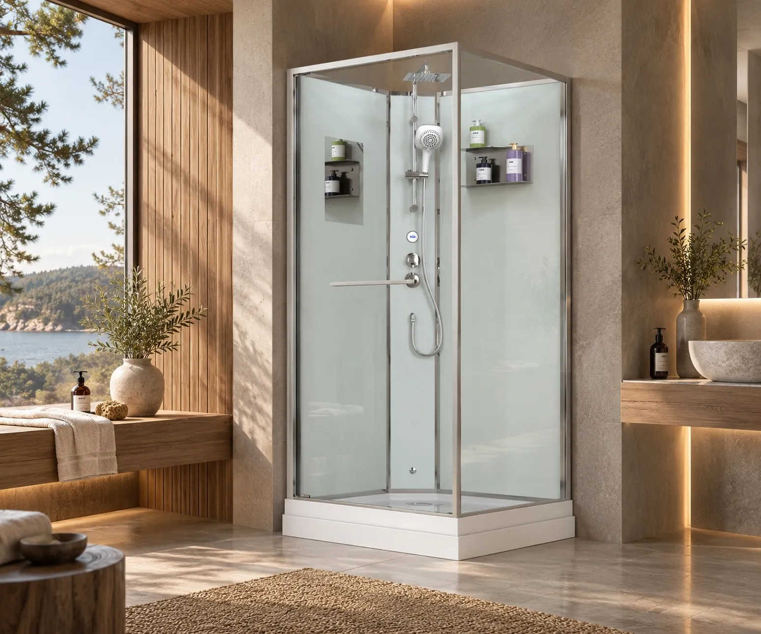 Душевая кабина Timo Premium ILMA 601 (100*100*225) (ILMA601)