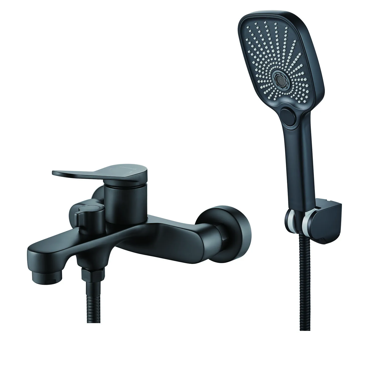 Смеситель для ванны Shevanik S6202H, черный