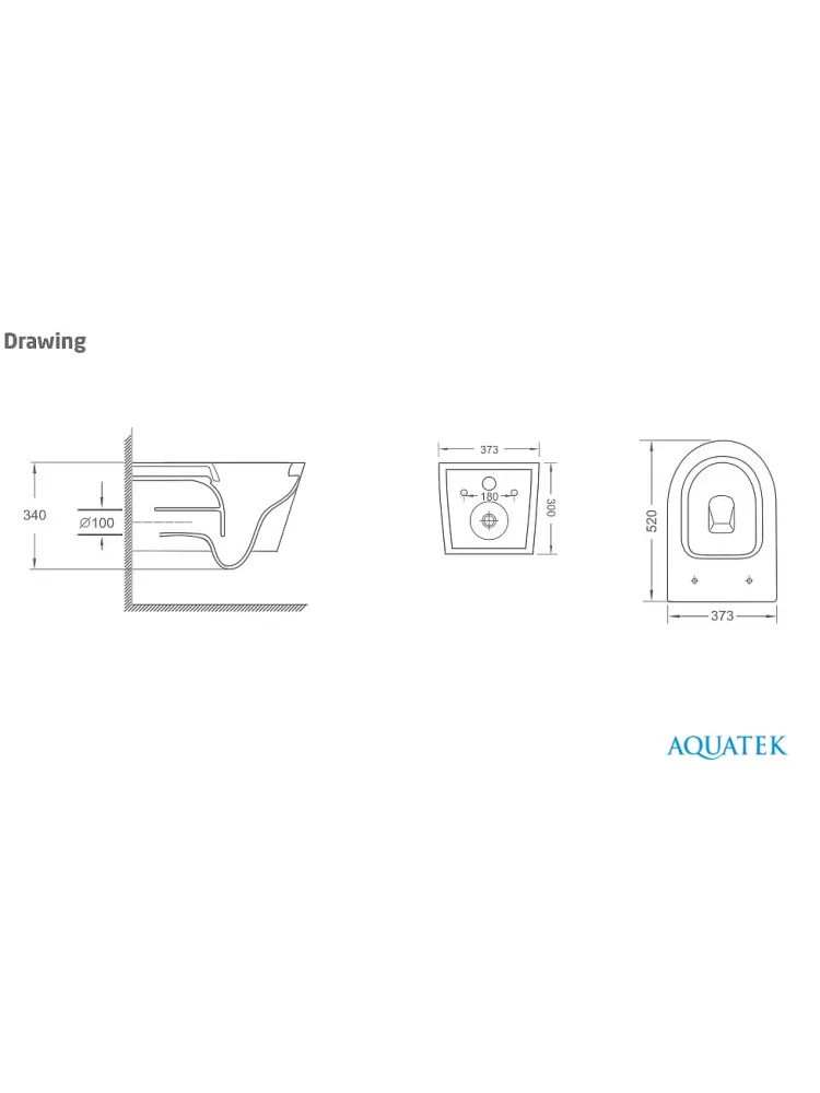 SET AQUATEK СИРИУС PNN-02 (рама INSP-0000002+крепёжKKI-0000002+ клавиша PNN-0000002 + унитаз AQ1582T-00 СИРИУС TORNADO с тонким сиденьем soft-close)