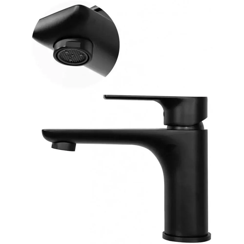 Смеситель для раковины Grocenberg GB2009BL, черный