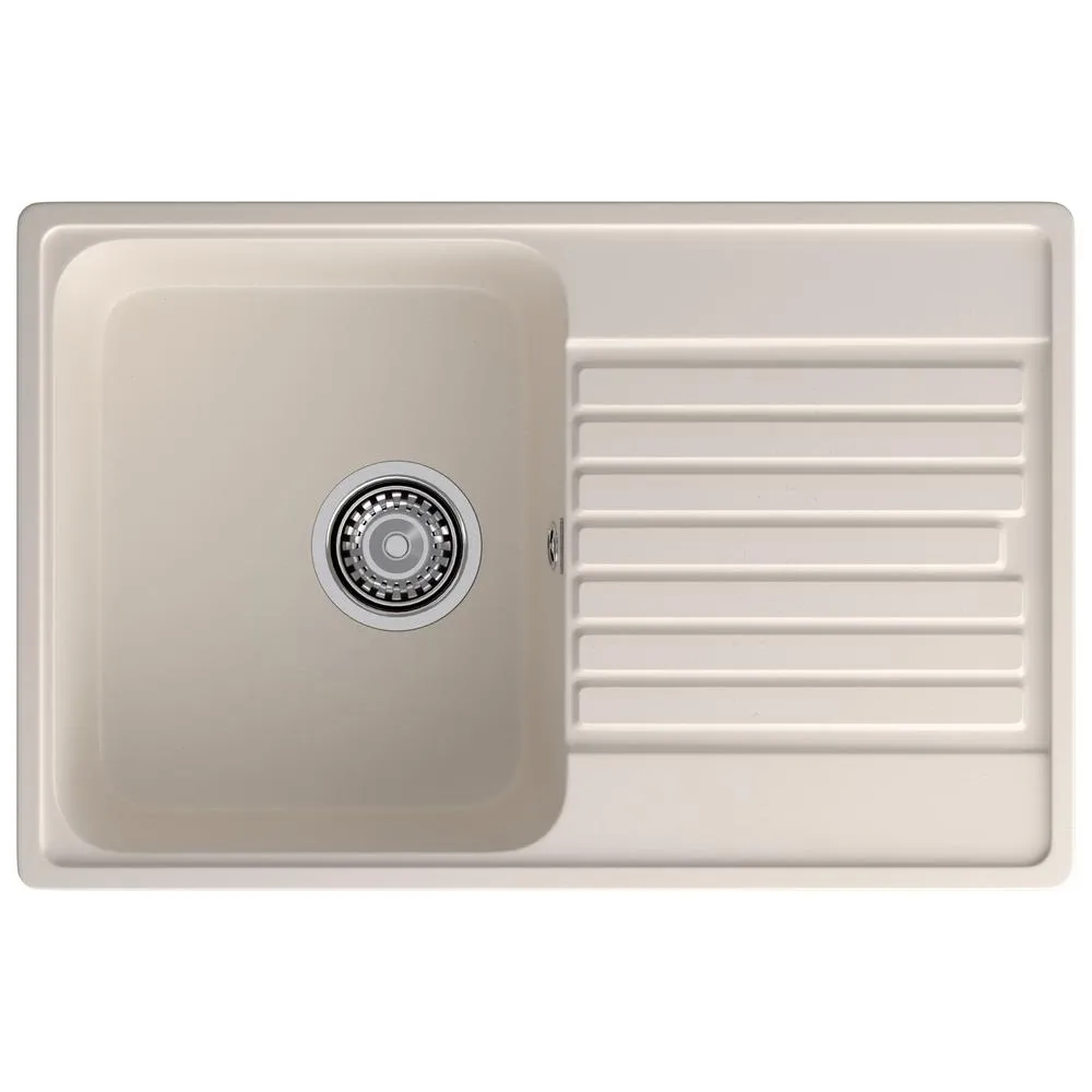 Кухонная мойка GranFest QUARZ 78, белый