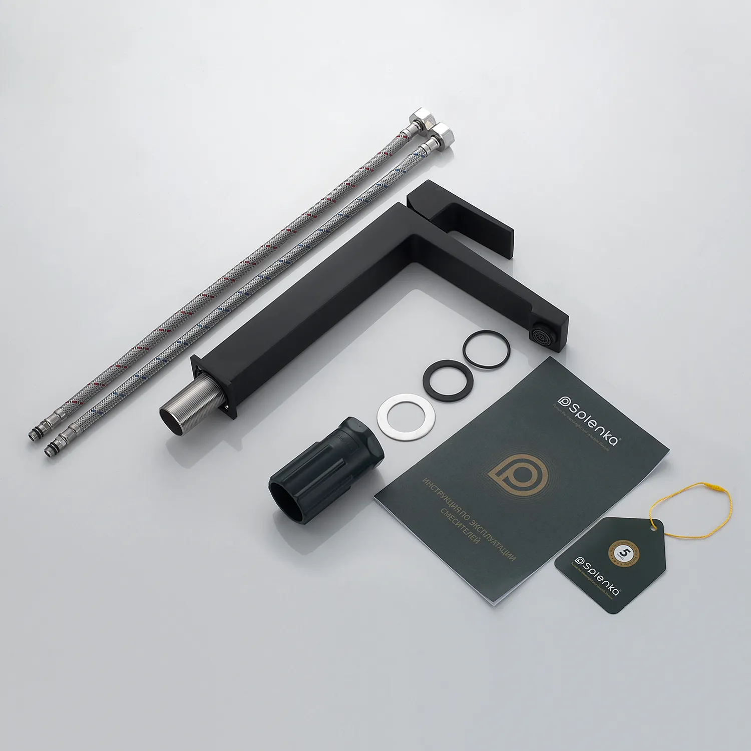 Смеситель Splenka высокий для умывальника  (S01.15.06)