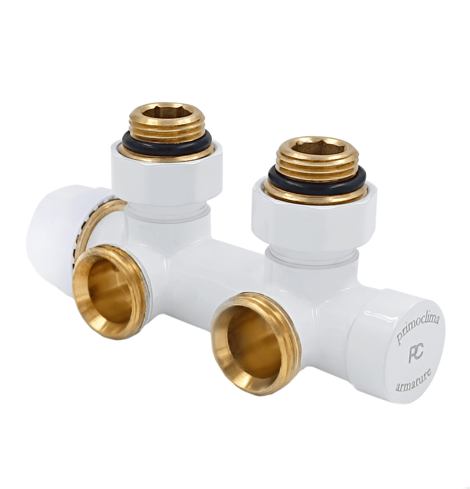 Узел нижнего подключения Primoclima Armature термостатический угловой правый 1/2