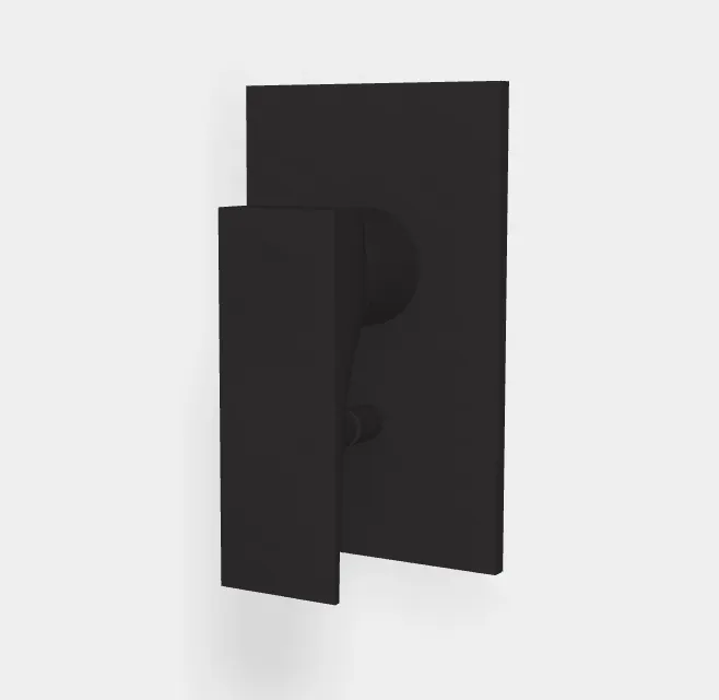 Смеситель для душа Fima Carlo Frattini Zeta, на 2 потребителя, черный матовый (F3969X2NS)