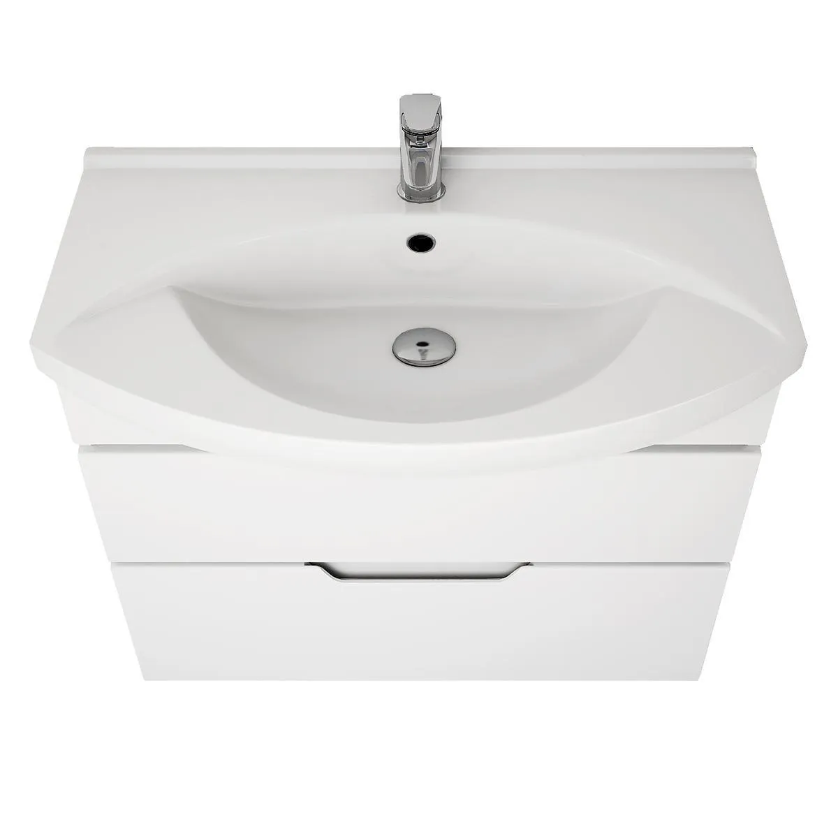 Тумба под раковину подвесная/напольная Dreja Laguna Plus 105 см, белый