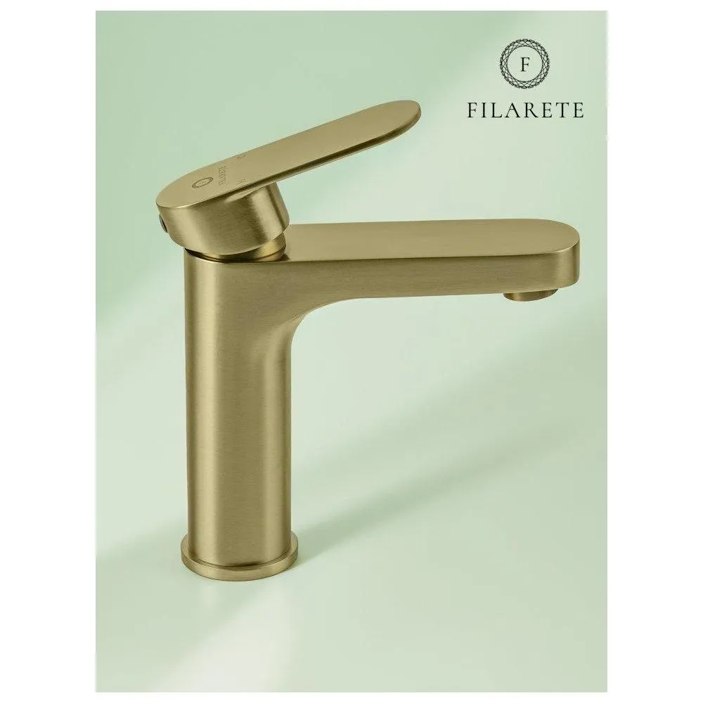 Смеситель для раковины FILARETE Retta FL5030MG, матовое золото