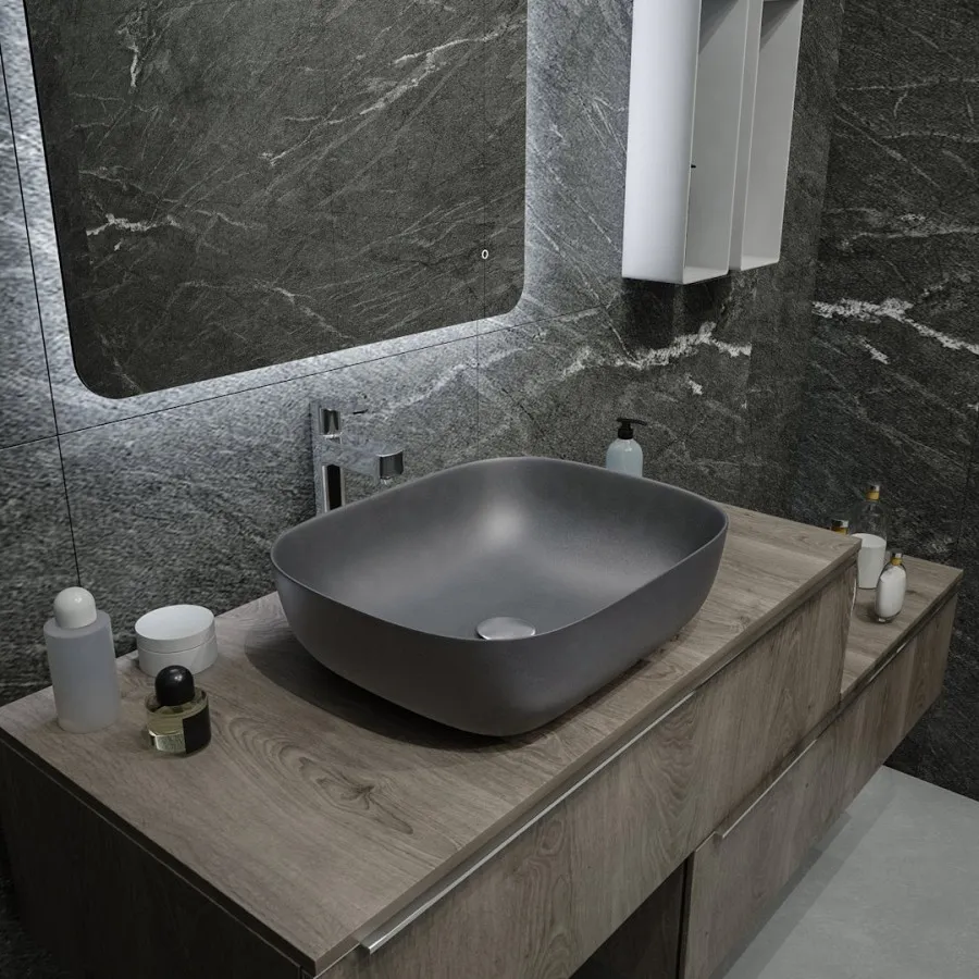 Раковина чаша Maretti FL13NS25-985, серая