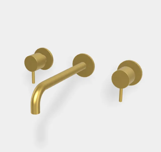 Смеситель для раковины Fima Carlo Frattini Spillo Up, брашированное золото (F3161/5OS)