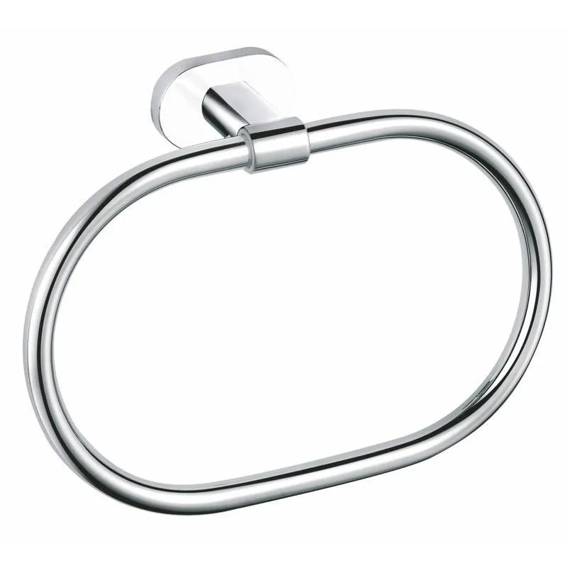 Кольцо для полотенец Rav Slezak YUKON YUA0104CB, хром/белый