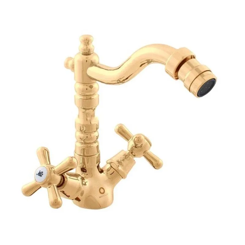 Смеситель для биде Rav Slezak MORAVA MK120.5/9Z, золото