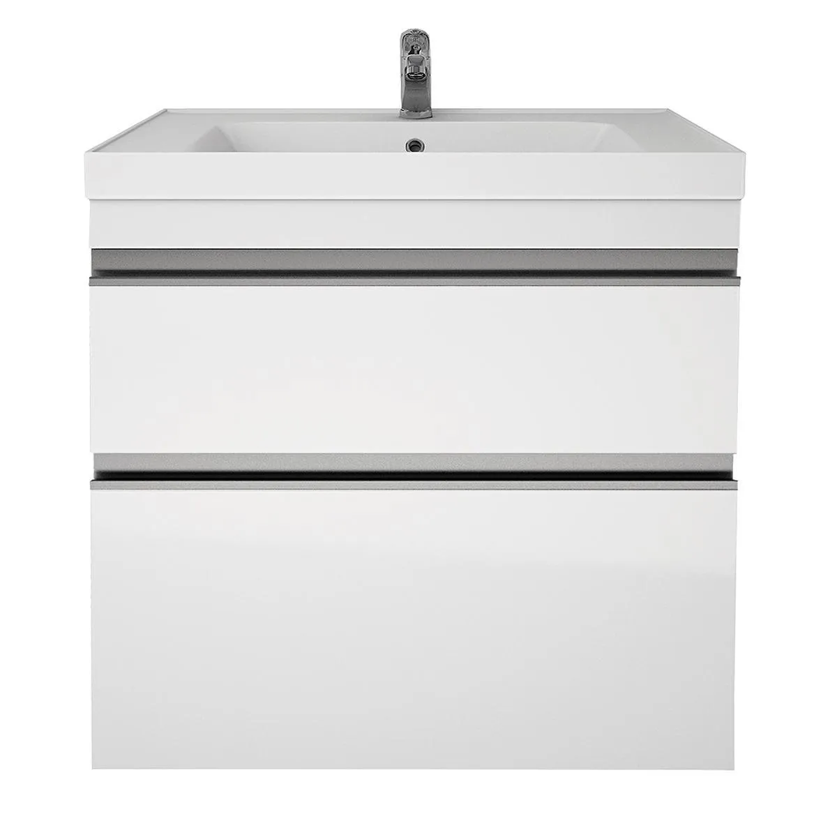 Тумба с раковиной подвесная/напольная Dreja Grace Plus 70 см, белый