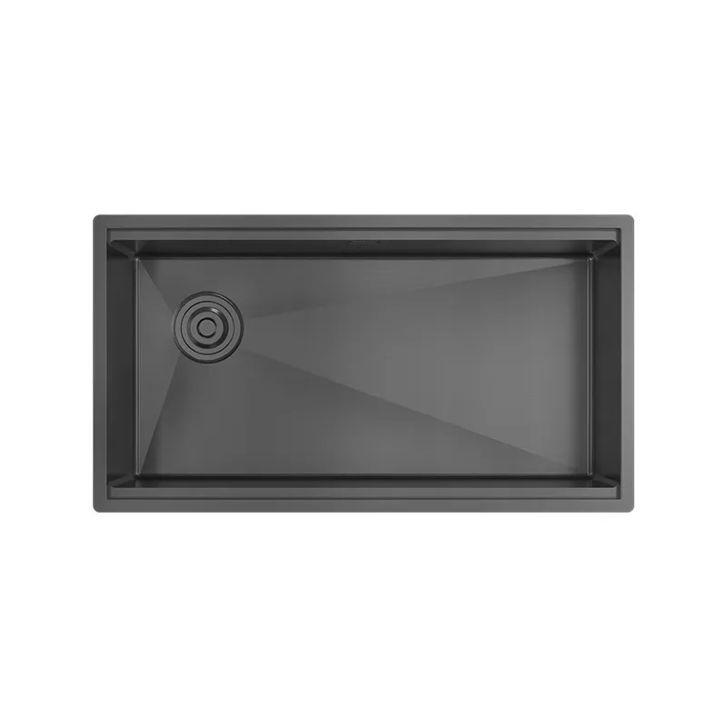 Кухонная мойка Rivelato 8044 UN-L, pvd черный