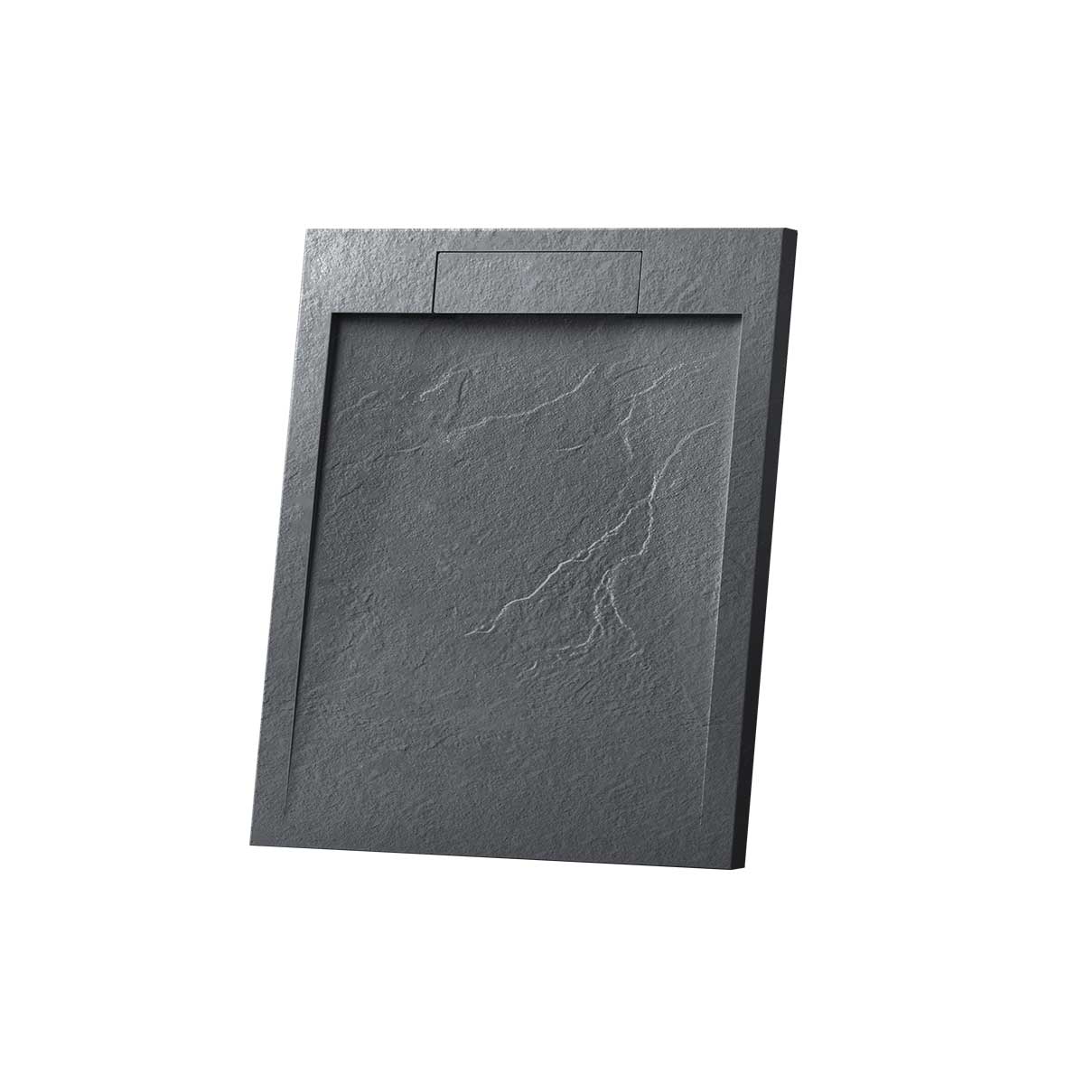 Поддон для душа из искусственного камня Vincea (VST-4SRL9090A), 900х900х25 мм, антрацит