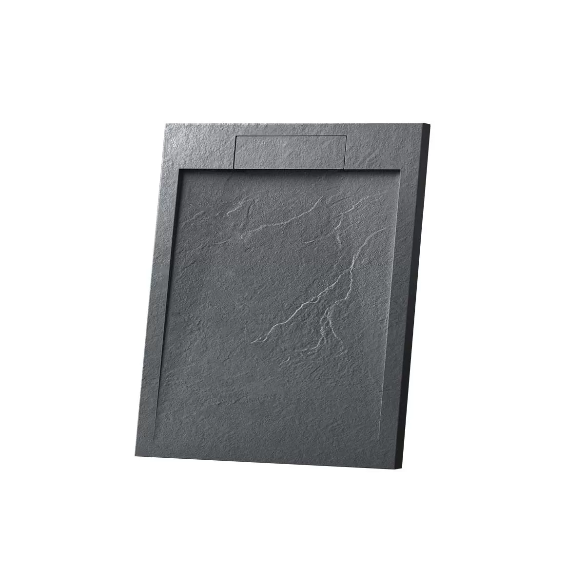 Поддон для душа из искусственного камня Vincea (VST-4SRL9090A), 900х900х25 мм, антрацит