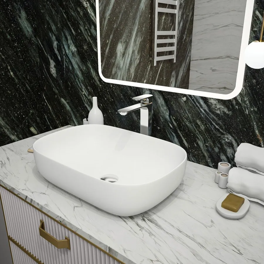 Раковина чаша Maretti FL13NS66-740, белая