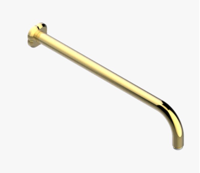 Держатель верхнего душа THG Camélia Clear crystal, золотистый PVD (U5L H52 84L)