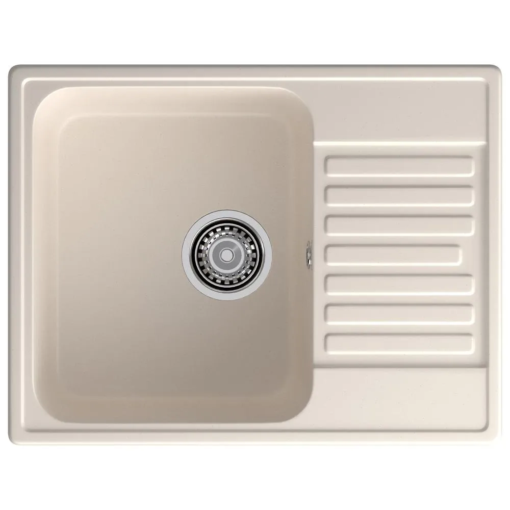 Кухонная мойка GranFest QUARZ 13, белый