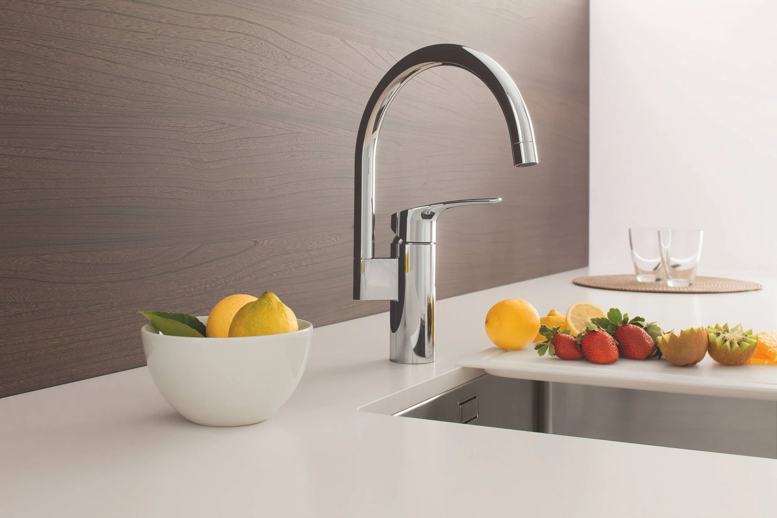 Смеситель для кухни GROHE Eurosmart стандартный, хром (арт. 33202003)