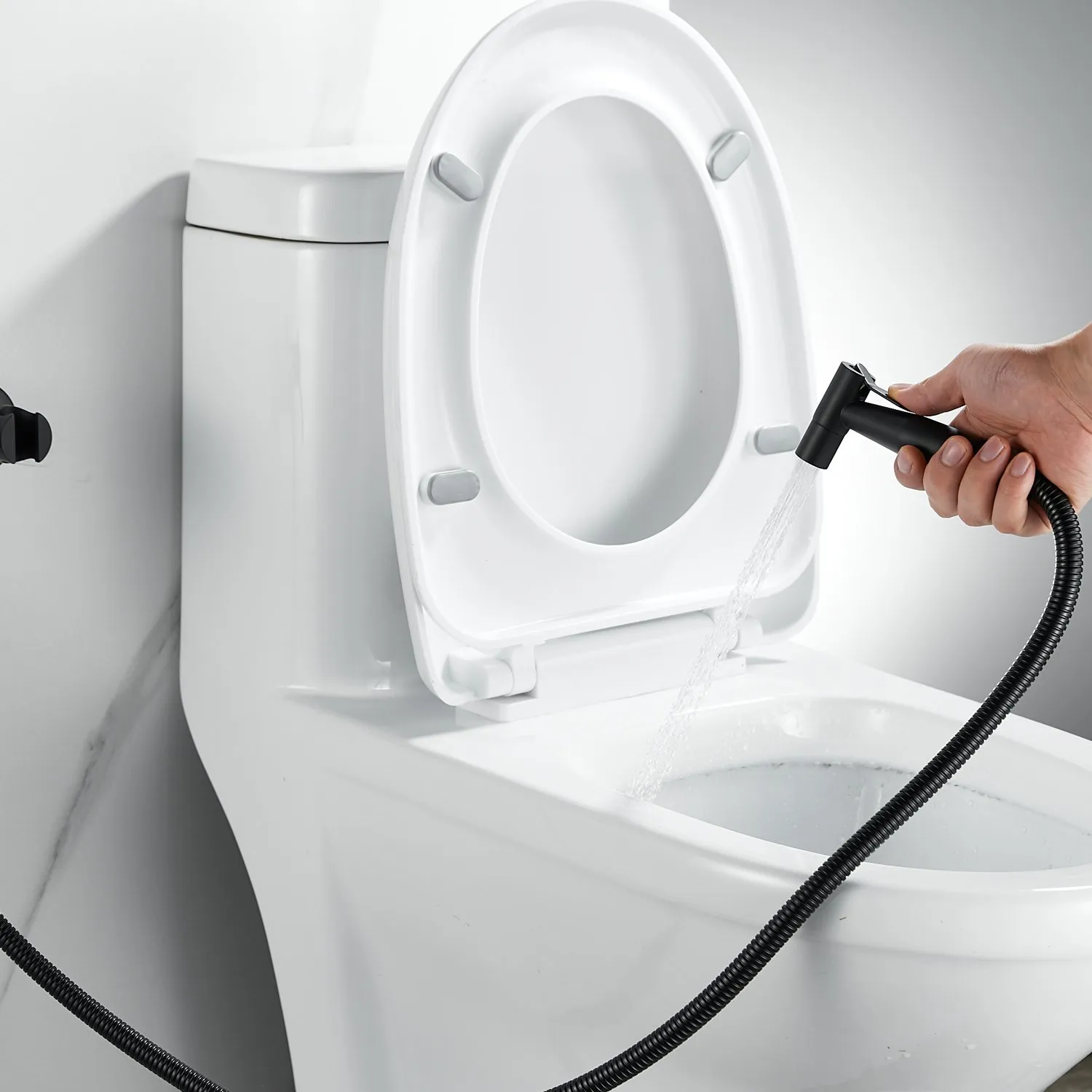 Гигиенический душ со смесителем Raffine F207H, черный