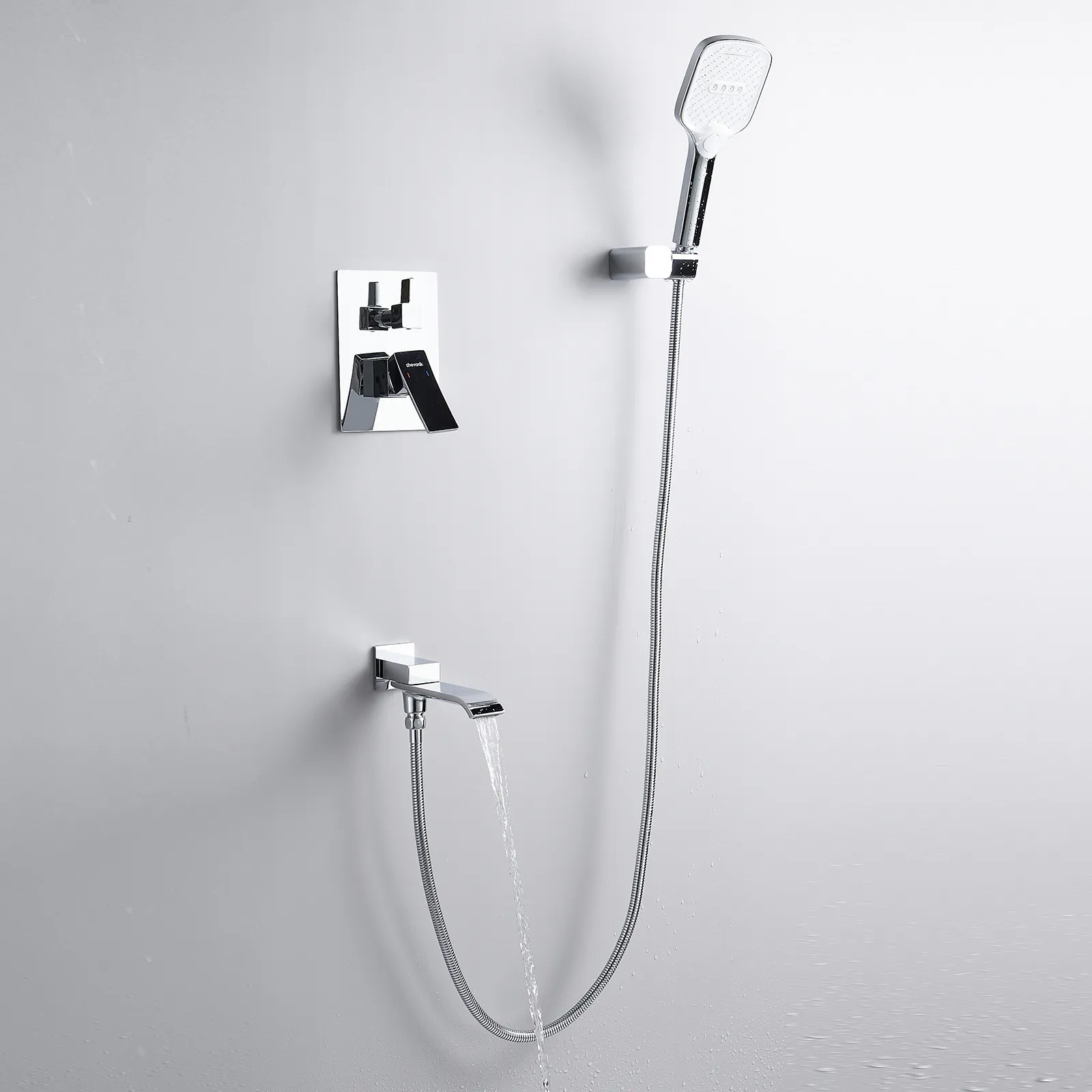 Душевая система встраиваемая Shevanik S4035, хром