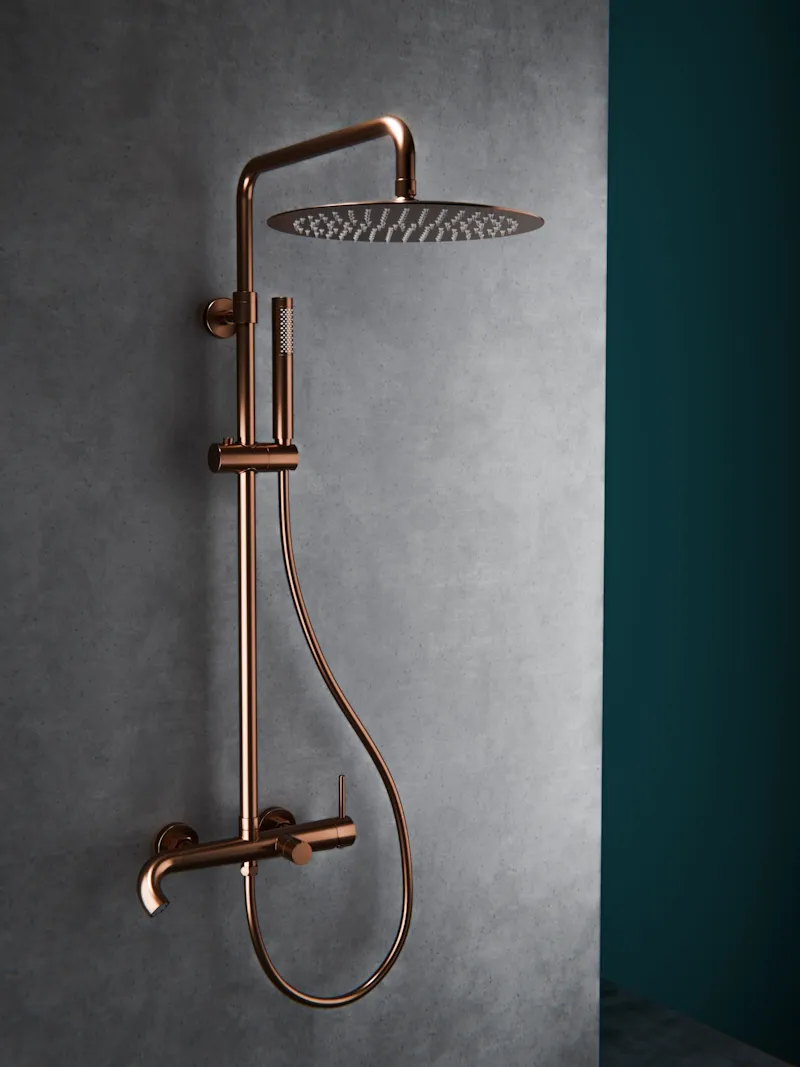Душевая система Knotlor SS-33/RB, бронза