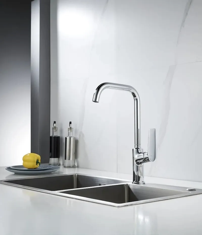 Смеситель для кухни Knotlor KN-61, хром