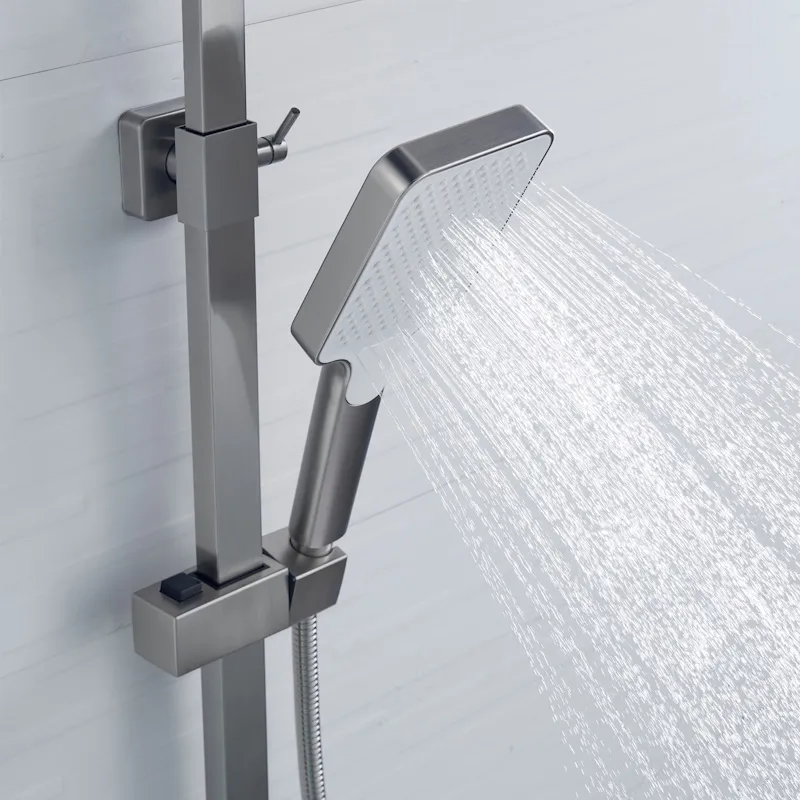 Душевая система Shevanik S7036L, сатин