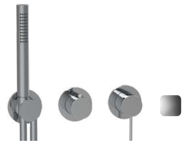 Смеситель для душа Almar 316 Stainless Steel, на 2/3 потребителя, хром (E180142.CR)